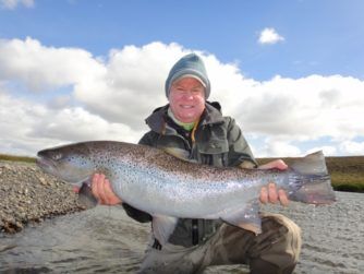 Fly Fishing for Sea-Run Brown Trout - Kau Tapen Lodge