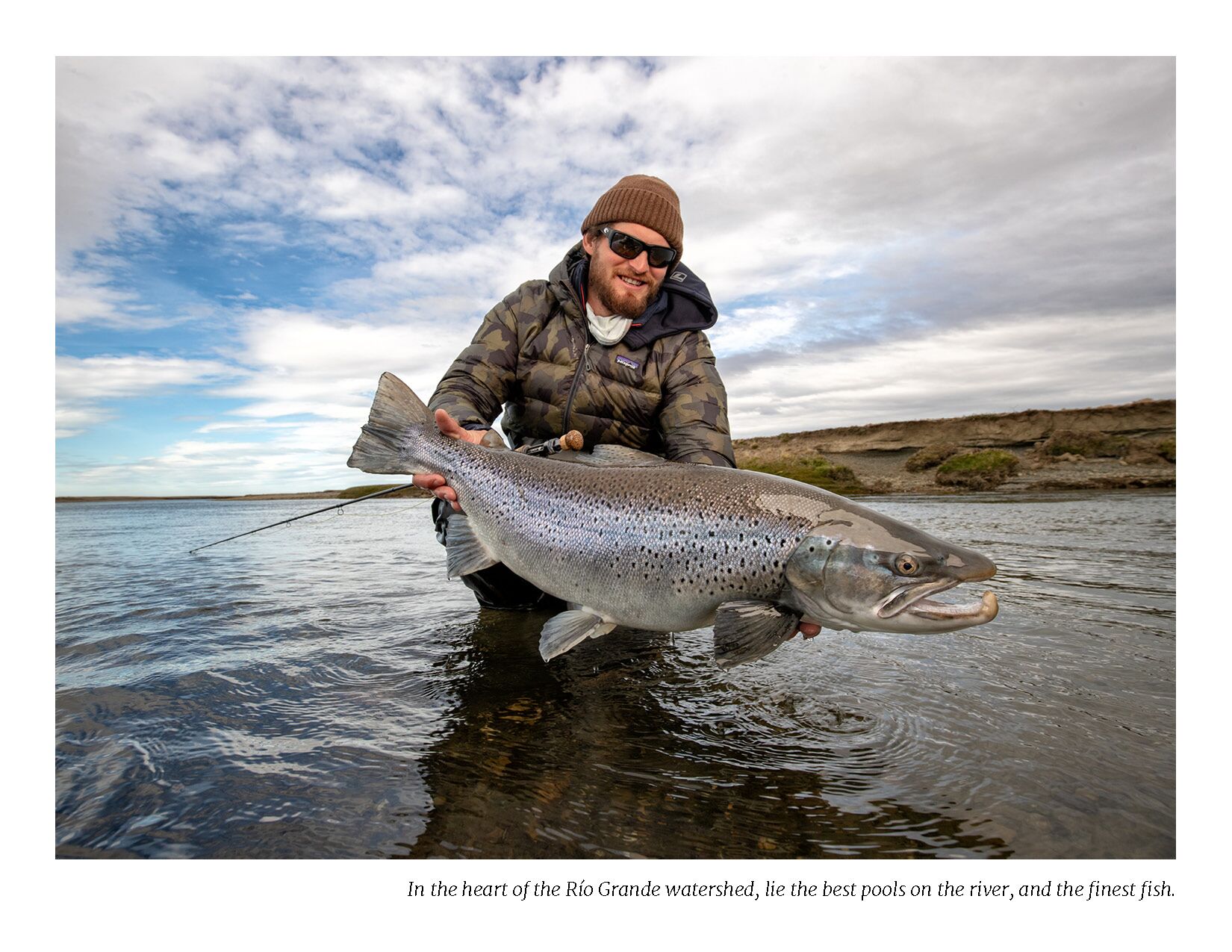Fly Fishing for Sea-Run Brown Trout - Kau Tapen Lodge